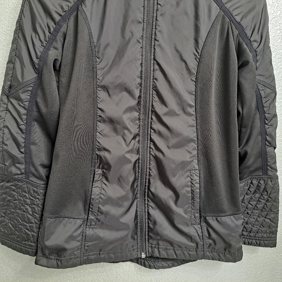 Xersion Dark Grey Athletic Quilted Jacket    Size S - Picture 3 of 10